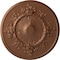Ekena Millwork Flower Ceiling Medallion (Fits Canopies up to 3 7/8"), Hand-Painted Polished Copper, 27"OD x 1 1/8"P CM27FLPOS - alternate 1